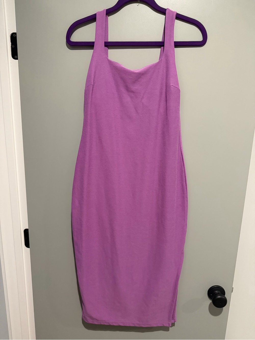 Beyond Yoga Lilac Tank Midi Dress